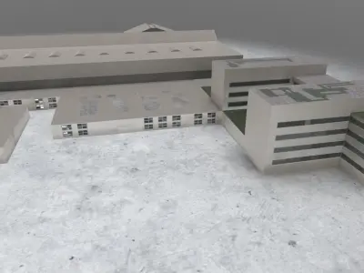 EDDH Storage 2 Low-poly 3D model