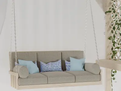 Garden swing 3D model