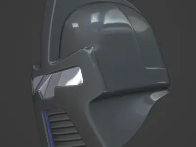 Cylon Helmet BattleStar Galactica 1978- only Helmet 3D print model