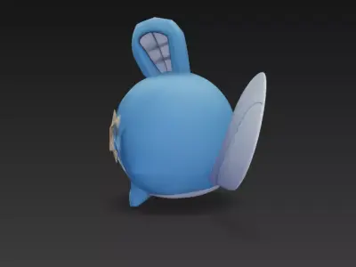 figura silly bola pokemon  3D print model