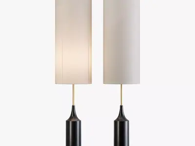 West elm hudson diffused floor lamp 3D model