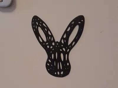 bunny card 3D print model