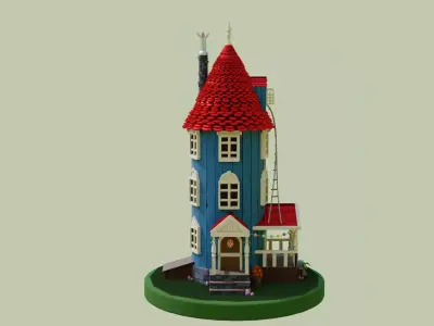  Moomin house 3d 3D model