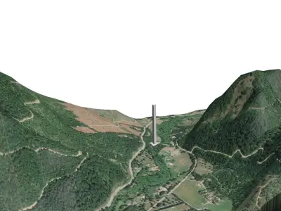 Azalea Oregon Upper Cow Creek 3D model