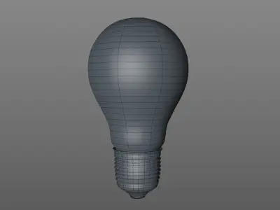 Light bulb 3D model 17