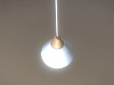 Hanging Ceiling Lamp low-poly game ready Low-poly 3D model