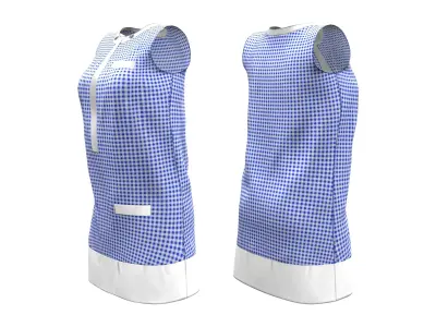 Tunic Dress Low-poly 3D model