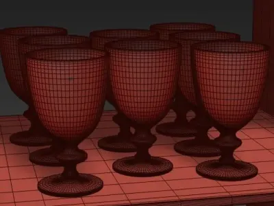 chest of drawers 16 3D model
