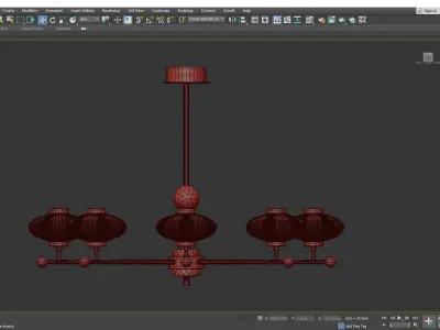 NICOL chandelier Low-poly 3D model