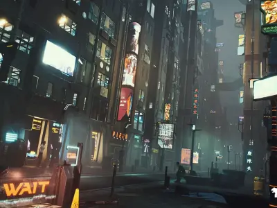 Cyberpunk Environment Megapack - Unity Project- Low-poly 3D model