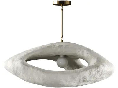 Fertility Form illuminated sculpture Low-poly 3D model