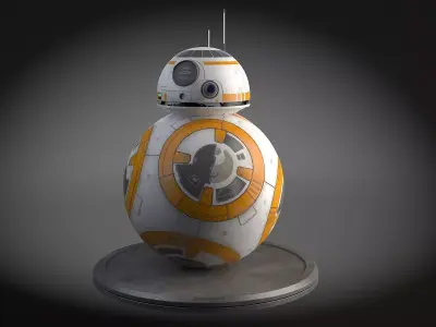 Star Wars Tech Droid bb8 3D model