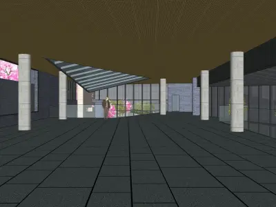 Sketchup Recreational and tourist complex R5 3D model