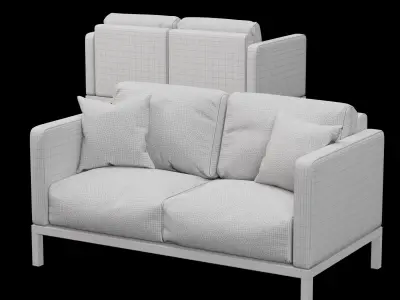 Outdoor sofa 2 3D model