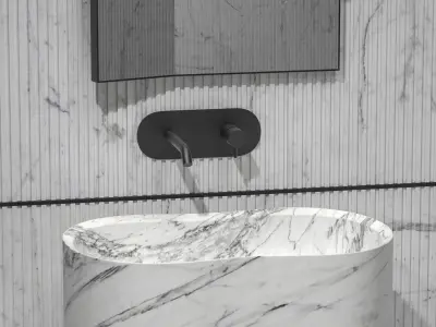 SBR-SLVTR-1 Bathroom scene  3D model