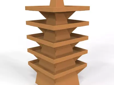 Point of Sale Cardboard Display Stand Texture