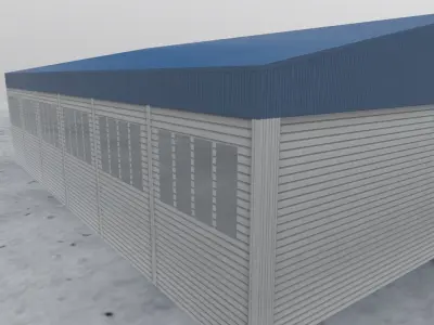 LQSA Storage 2 Low-poly 3D model