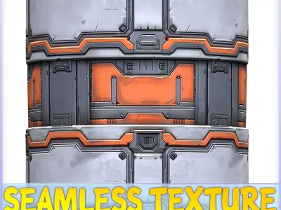 Sci-FI Seamless Texture Texture 16