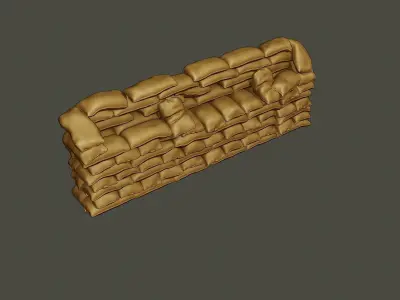SandBags 006 3D print model