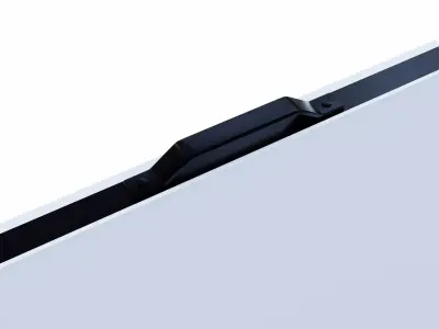 Customizable A-Frame Sign Low-poly 3D model