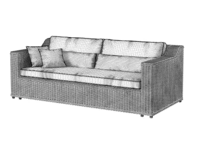 San Diego 2 Seater Sofa 3D model