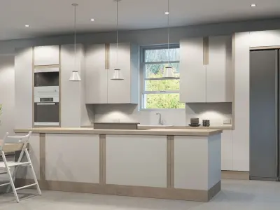 VRay - C4D Scene files - FREE KITCHEN 3D model Free 3D model