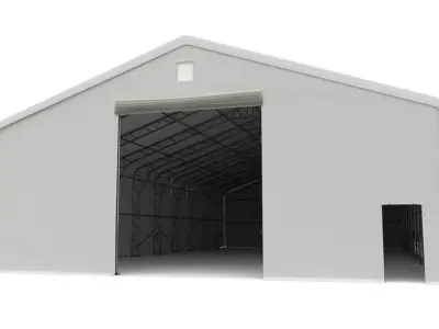 Party or storage tent 15x30m 3D model