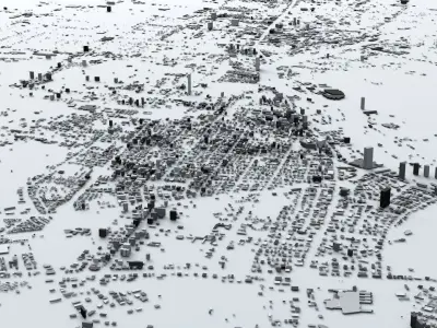 Santiago Streets and Buildings 3D model