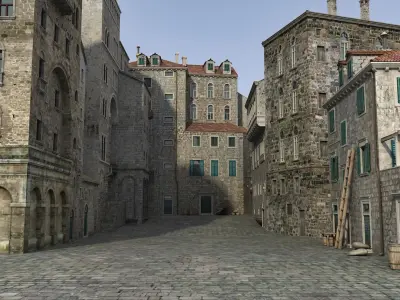 Old Town 05 3D model