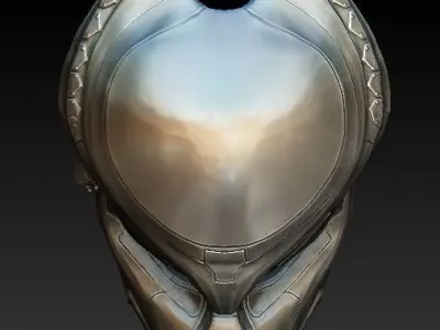 Fugitive Predator bio mask 3d model 3D model 3D model