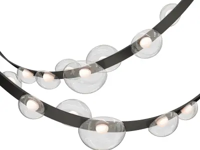 Drops Lamp 3D model