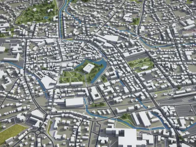 Detmold  Low-poly 3D model