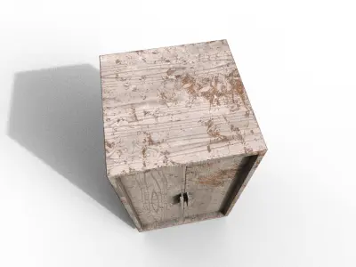 Old Modern Furniture 3D Model Terror Low-poly 3D model purchase