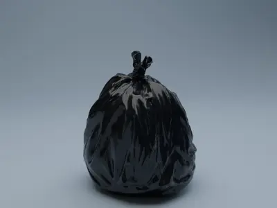 Trashbag - Small Low-poly 3D model