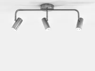 VIRRMO - Ceiling track with 3 spots 3D model