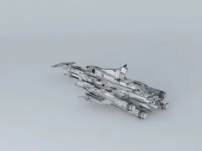 Hammerhead Class Assault Frigate AF112B  3D model