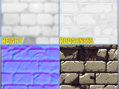 Stylized Wall Seamless Texture Texture 129
