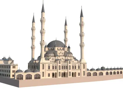 Kirikkale Nur Mosque 3D model