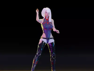 Sexy Sword Warrior 3D print model