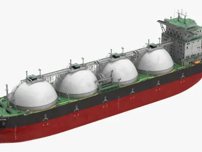  Gas Carrier Ship 