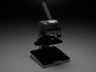 3D Microscope Model 3D model