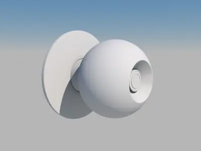Door Knob Free 3D model purchase