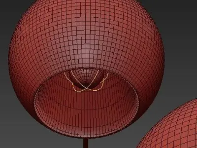 Medium Glo Pendant Light 3D model