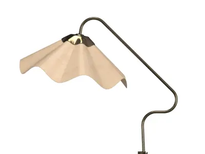 Adjustable Floor Lamp Sweden 1960s 3D model