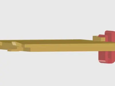 Fiat 500 Front Wheel Arch Liner Blanking Plug 3D print model