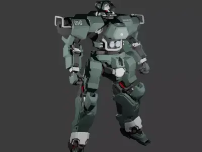 Mecha Cerberus 3D model