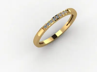 5 Rings - 5 Pieces 3D print model