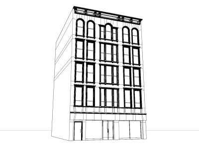New York Building collection Low-poly 3D model