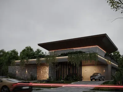 Exterior Architecture Vizaualization 3D model