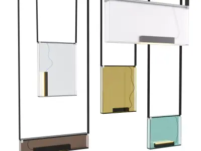 Lambert  Fils Sainte pendant lights Low-poly 3D model